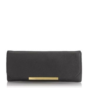 J. Crew Black Claremont Clutch